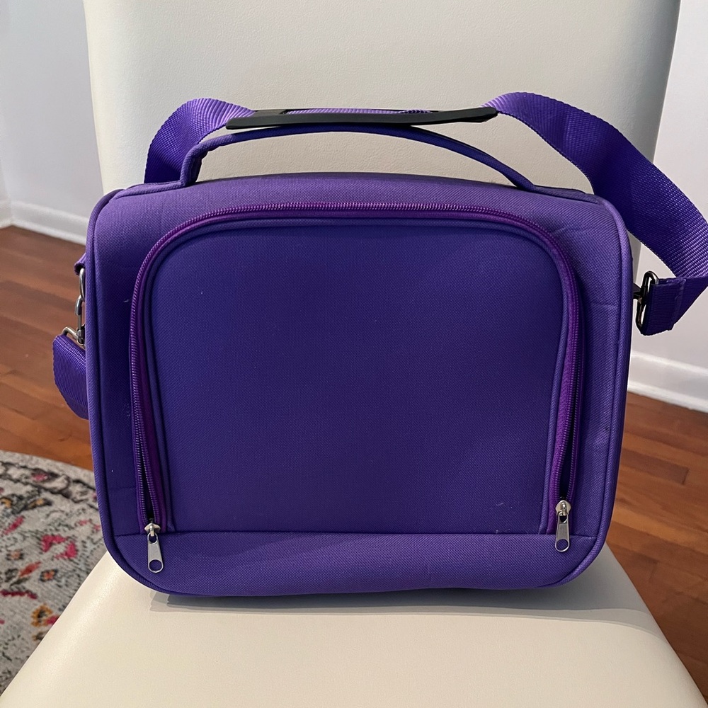Purple travel bag